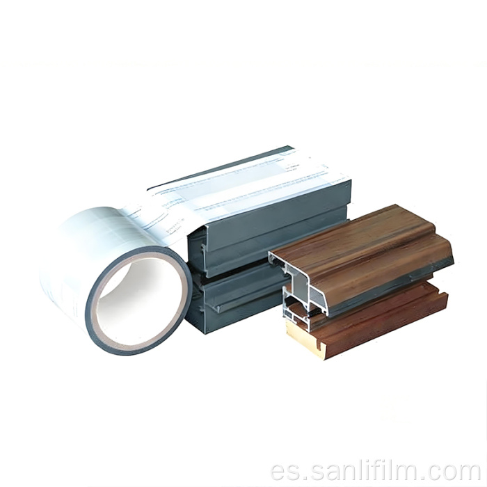 Película protectora de panel de extrusión de aluminio